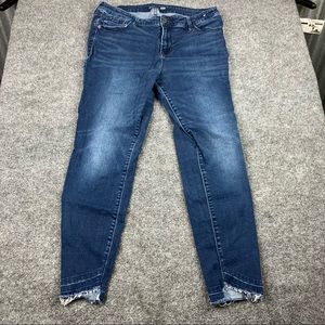 OLD NAVY Rockstar High-Rise Jeans Super Skinny Secret Slim Plus Sz 14